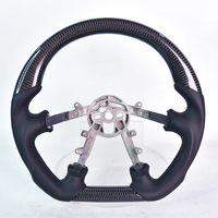 Volant en fibre de carbone forgée perforé en cuir suédé, personnalisé et amélioré, adapté à la Chevrolet Corvette C5