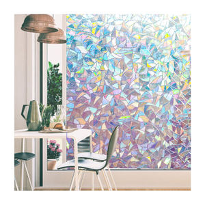 Finestra 3D pellicola Privacy arcobaleno finestra che si appunta in vetro colorato decorativo rivestimento statico pellicola rimovibile Non adesiva - Product Image 1