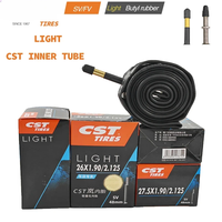 Ban Dalam Sepeda Ukuran Penuh Upgrade C S T Light 1416,20,22,24,26,27.5,29 Inch 700C untuk Sepeda Gunung, Sepeda Jalan, BMX
