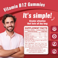 Suppléments de bonbons à la vitamine B12 et à la vitamine B12 Bonbons de marque privée d'OEM