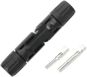 Adaptador de escudo de conector MC 4 Módulo hembra Jack RJ45 CAT6 Conector impermeable 1P Pin para <span class=keywords><strong>aplicación</strong></span> de energía - Product Image 1