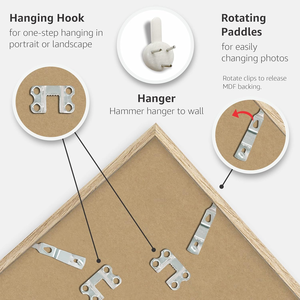 Cadres <span class=keywords><strong>photo</strong></span> modernes en chêne blanc imperméables de haute qualité 11x14 12x16 18x24 24x32 pouces Décoration d'intérieur Cadre de table - Product Image 4
