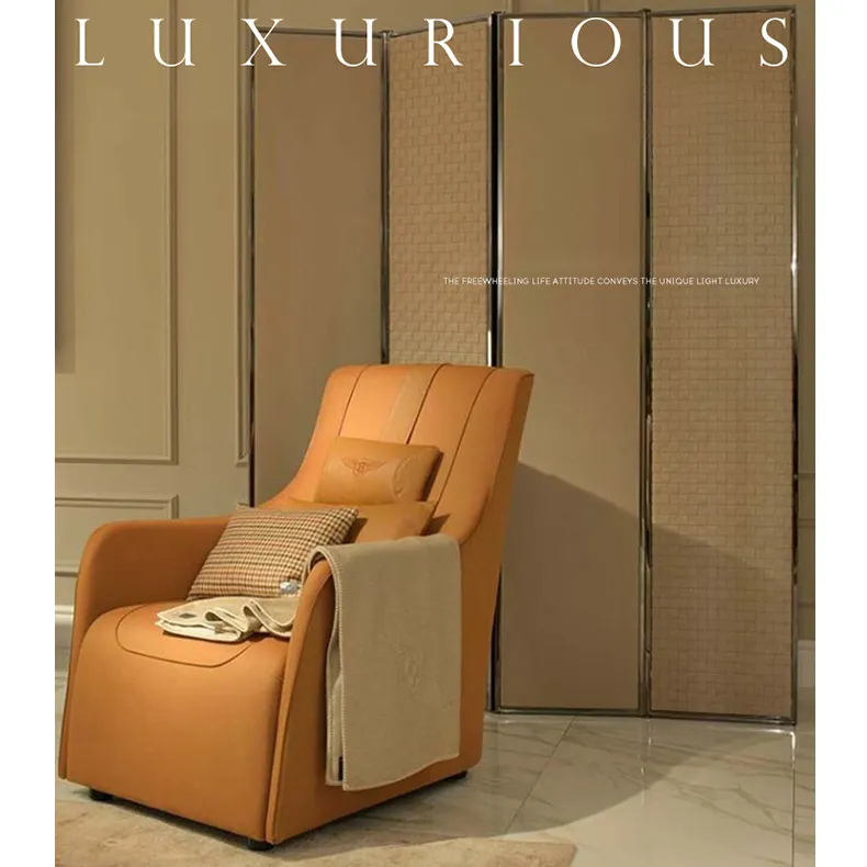 Постмодернизированный простой стул для отдыха, гостиная, одноместный диван, стул в гонконгском стиле, легкий роскошный книжный стул