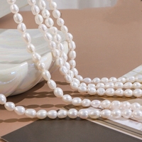 Perles d'eau douce naturelles en forme de bouton, perles lâches, brin de 4 à 11 mm, pour bracelet fait main, collier, création de bijoux DIY