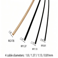 Câble coaxial RF étanche SMA femelle vers UFL MHF Pigtail 10cm RG178 50 Ohm avec joint torique pour antenne de module WiFi GSM 4G 5G LTE