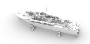 3Dプリントキット1/24 HMS MTB 234モーター魚雷ボート<span class=keywords><strong>RC</strong></span>キット - Product Image 2