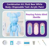 Vente en gros usine : Ensemble de 8 pièces d'embryons de ours fluide de 23 cm, couleur au choix, pour le DIY Fluid Bear Embryo Doodle