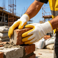Guantes de Trabajo Resistentes al Aceite, Antideslizantes, Resistentes al Frío, Transpirables y Resistentes al Desgaste para Obras de Construcción Pesada