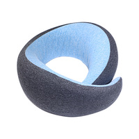 Vente chaude Oreiller de voyage en forme de U avec mousse à mémoire de forme Rebond lent Impression de logo personnalisé Oreiller de cou d'avion Caractéristique Massage