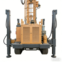 Foreuse mobile multifonctionnelle haute performance TD-ST600S à moteur diesel pour puits d'eau, avec boîte de vitesses et roulement