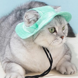 Gorra de béisbol ajustable con orificios para las orejas para mascotas, sombrero de verano para perros pequeños y medianos, gorra de sol para gatos, sombrero para exteriores, suministros para mascotas - Product Image 4