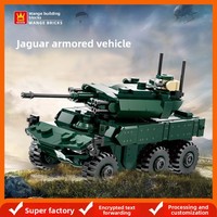 Bloques de Construcción, Partículas Pequeñas, Ladrillos Compatibles, Tanque del Campo de Batalla de la Segunda Guerra Mundial, Vehículo Blindado Panther, Antiaéreo