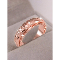 Fanhua Marque Bijoux Étanche Non Terni 18K PVD Or En Acier Inoxydable Zircon Fleur Anneau