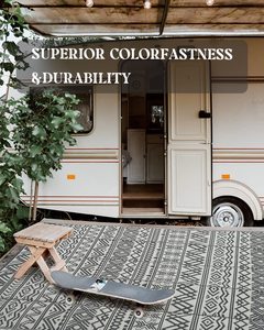 Tapis personnalisé d'extérieur en plastique avec paille tapis d'<span class=keywords><strong>annexe</strong></span> réversible imperméable tapis de sol patio jardin tapis PP - Product Image 5