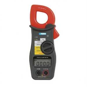Pinza Amperimétrica Digital Fervi 600V con Rango Automático, Herramienta de Medición de Corriente CA, Voltaje, Resistencia y Frecuencia - Product Image 2