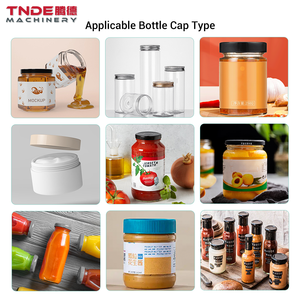 Machine électrique semi-automatique de capsulage et de scellage de bouchon de bouteille à tête unique de bouteille ronde en plastique d'idées de petites entreprises - Product Image 2