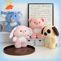 Fabricant de Peluches CE CPC 8 Pouces – Poupées en Peluche Animaux Mixtes (Lapin, Chien, Cochon, Éléphant) – Jouets en Peluche Personnalisables avec Logo – OEM ODM Disponibles
