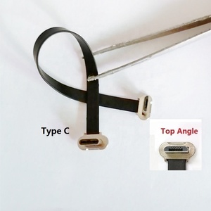 FPV USB 3.1 cavo di prolunga da tipo <span class=keywords><strong>C</strong></span> a tipo <span class=keywords><strong>C</strong></span> cavo USB <span class=keywords><strong>C</strong></span> piatto a nastro FPC da 90 gradi - Product Image 3