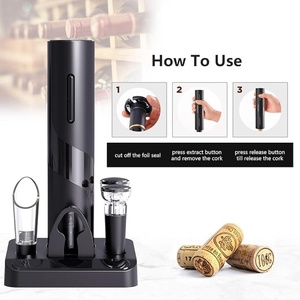 Ouvre-bouteille automatique personnalisé en ABS, vente en gros d'usine, coffret cadeau, ouvre-bouteille à vin électrique à piles - Product Image 6