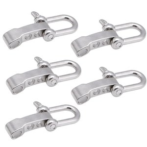 Ensemble de bracelets en paracorde avec manille réglable en acier inoxydable Eda, équipement de survie en plein air, durable, quatre trous, trois trous, DIY - Product Image 3