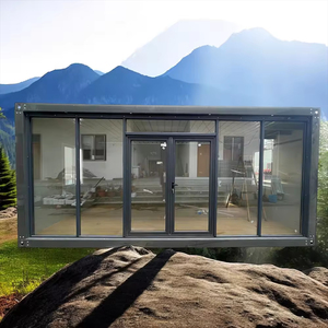 Maison mobile préfabriquée de luxe de 20 pieds, capsule, appartement portable, cabane, petit bureau, boutique, maison conteneur préfabriquée avec toilettes - Product Image 1