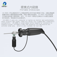Endoscope portable 2K pour cystoscopie vétérinaire, équipement vétérinaire, laparoscopie pour hôpitaux vétérinaires, vente en gros EUR PET