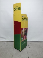 Présentoir à café en contreplaqué Bevis présentoirs à boissons en bois détachables à 5 niveaux étagère graphique personnalisée en usine