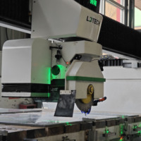 Router CNC de 4 ejes de alta tecnología y bajo costo, sierra de puente para cortar encimeras de cocina de mármol, cuarzo y granito