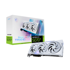 Tarjeta Gráfica para Juegos GeForce RTX 5070 Ti 16G GAMING TRIO OC BLANCA 2025, GPU para PC de Escritorio - Product Image 1