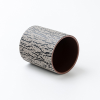 Elegantes Handgefertigtes Luxuriöses Modernes Design Zylinderförmiges 446ml Keramik-Kerzenglas für Heimdekoration