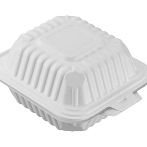 Disposable Plastic Clamshell Food <b>Container</b> With Lid Minimalist <b>Takeaway</b> Box 4.5x5 Inch - Product Image 5