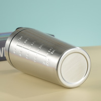 Botella Mezcladora de Proteínas de Vidrio Aislada al Vacío, a Prueba de Fugas, Libre de BPA, con Logotipo Personalizado, Estilo Americano, para Niños, Regalo, Uso en Oficina