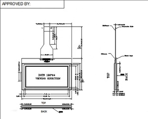 Bán buôn tùy chỉnh đơn sắc <span class=keywords><strong>Dot</strong></span> <span class=keywords><strong>Matrix</strong></span> hiển thị nhỏ tn/HTN/STN/FSTN Màn hình LCD giao diện SPI loại COG - Product Image 4