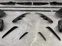 TAKD Style fibre de carbone sèche lèvre avant diffuseur arrière jupe latérale miroir canards évent pour Mercedes Benz W118 CLA45 AMG 2020-2023