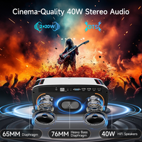 Nuevo Proyector Google TV 1850 ANSI Lúmenes 4K Sonido Estéreo 40W Asistente de Voz Google NFC Corrección Trapezoidal Automática 4D para Pedidos al por Mayor para Empresas