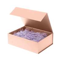 Emballages cadeaux en carton de luxe sur mesure, papier d'emballage magnétique pliable, vente en gros, design élégant, boîtes recyclables avec revêtement UV