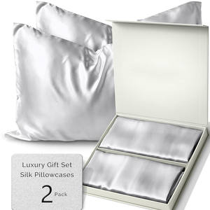 Funda de almohada de satén con cremallera oculta personalizada al mejor <span class=keywords><strong>precio</strong></span>, máscara de ojos y <span class=keywords><strong>Scrunchies</strong></span> al por mayor de alta calidad - Product Image 1