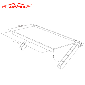 CHARMOUNT Scaffale Professionale per <span class=keywords><strong>TV</strong></span>, Supporto di Montaggio per Casa e Ufficio - Product Image 2