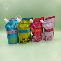 Sachet Doypack imprimé personnalisé avec bec verseur, finition mate ou brillante, 50ml 100ml, Sachets Doypack Mylar avec bec verseur