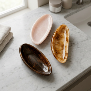 Oval Ceramic <b>Decorative</b> <b>Plate</b> Handmade Polished Minimalist Design Dishes & <b>Plates</b> Solid Color Pattern - Product Image 1
