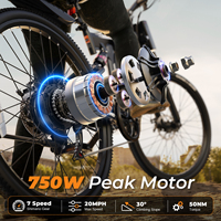 VARUN M26-3PRO Vélo Électrique Pliable Personnalisable 26'' Double Suspension 50KM Autonomie Étendue 500W US Adulte Montagne Urbain