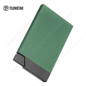 TILONSTAR TVC500 moda diseño personalizado Unisex alta calidad tarjeteros aluminio Pop Up Slim crédito RIFD tarjetero - Product Image 1
