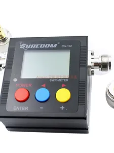 เครื่องวัดสัญญาณวิทยุ Surecom SW-102 สำหรับวัดค่า SWR/VSWR ช่วงความถี่ 100 ถึง 520MHz พร้อมหัวต่อแบบตัวเมีย SL16 เครื่องวิเคราะห์เสาอากาศ รวมอะแดปเตอร์ L667 - Product Image 1