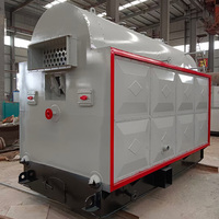 Boiler Industri DZH Horizontal Tiga Jalur Api-Air untuk Pembakaran Batubara, Biomassa, Serpihan Kayu, Sekam Padi