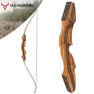 Old Mountain Archery 2023 New Spark Wood Bow Laminated Bamboo Bow Chinese Takedown Archery Recurve Bow