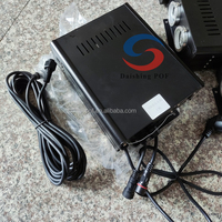 Projecteur d'étoiles à fibres optiques RGBW activé par le son - Contrôle par application et DMX pour événements et fêtes