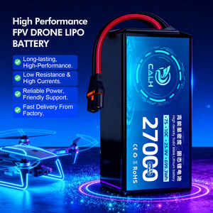 بطارية طائرة بدون طيار FPV بسعة 27000 مللي أمبير في الساعة، 25.9 فولت، 10C، 7S، سعة عالية، -20 درجة مئوية إلى 55 درجة مئوية، 800 دورة للطائرات بدون طيار/مركبات سباق FPV - Product Image 1