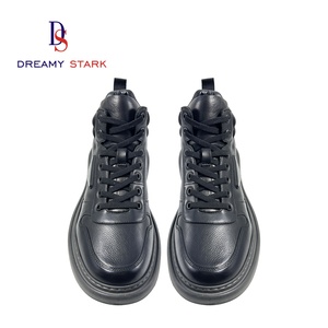 Botas de Invierno Nuevas de Alta Calidad para Hombre, Marca Original, Logotipo Personalizado, Estilo Martin, Dos Tonos, Cuero Genuino, Formales, Casuales, con Cordones - Product Image 3