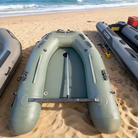 Bateau gonflable pour 1 personne, bateau de pêcheur, bateau de pêche au leurre