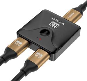 Commutateur HDMI 2.1 MT-VIKI 2 entrées 1 sortie 8K 60Hz, <span class=keywords><strong>4K</strong></span> 120Hz - Product Image 1